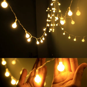 HOLIDAY STUFF 100 Led Globe Waterproof Fairy Lights Indoor Outdoor use Perfect for Wedding PartyChristmas Summer Patio