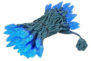 C6 Blue 100 LED Christmas Light 35ft String