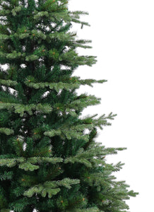 European Balsam Fir Artificial Christmas Tree Pre-lit with Dual Color LED Lights