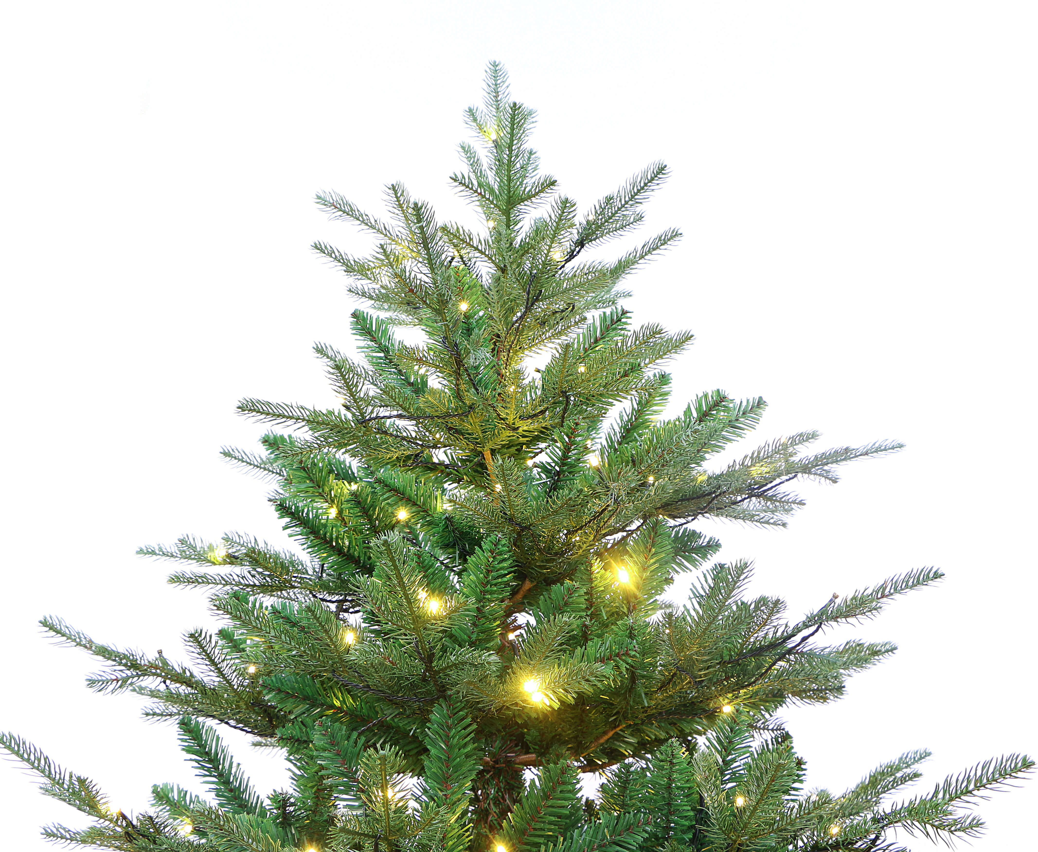 Rocky Mountain Fir Wide Artificial Christmas Tree Pre-lit