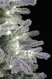 Snow Angel Blue Spruce Flocked Artificial Christmas Tree