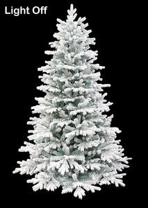 Snow Angel Blue Spruce Flocked Artificial Christmas Tree