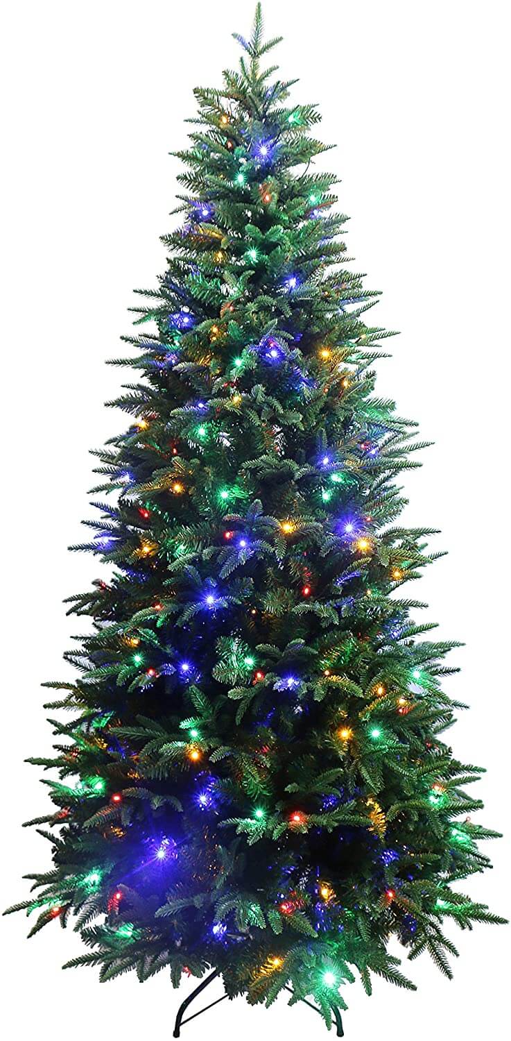 Luxury Real Feel Forest Fir Slim Christmas Tree