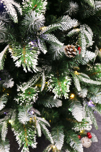 Super Dual Flocked Pine Christmas Tree