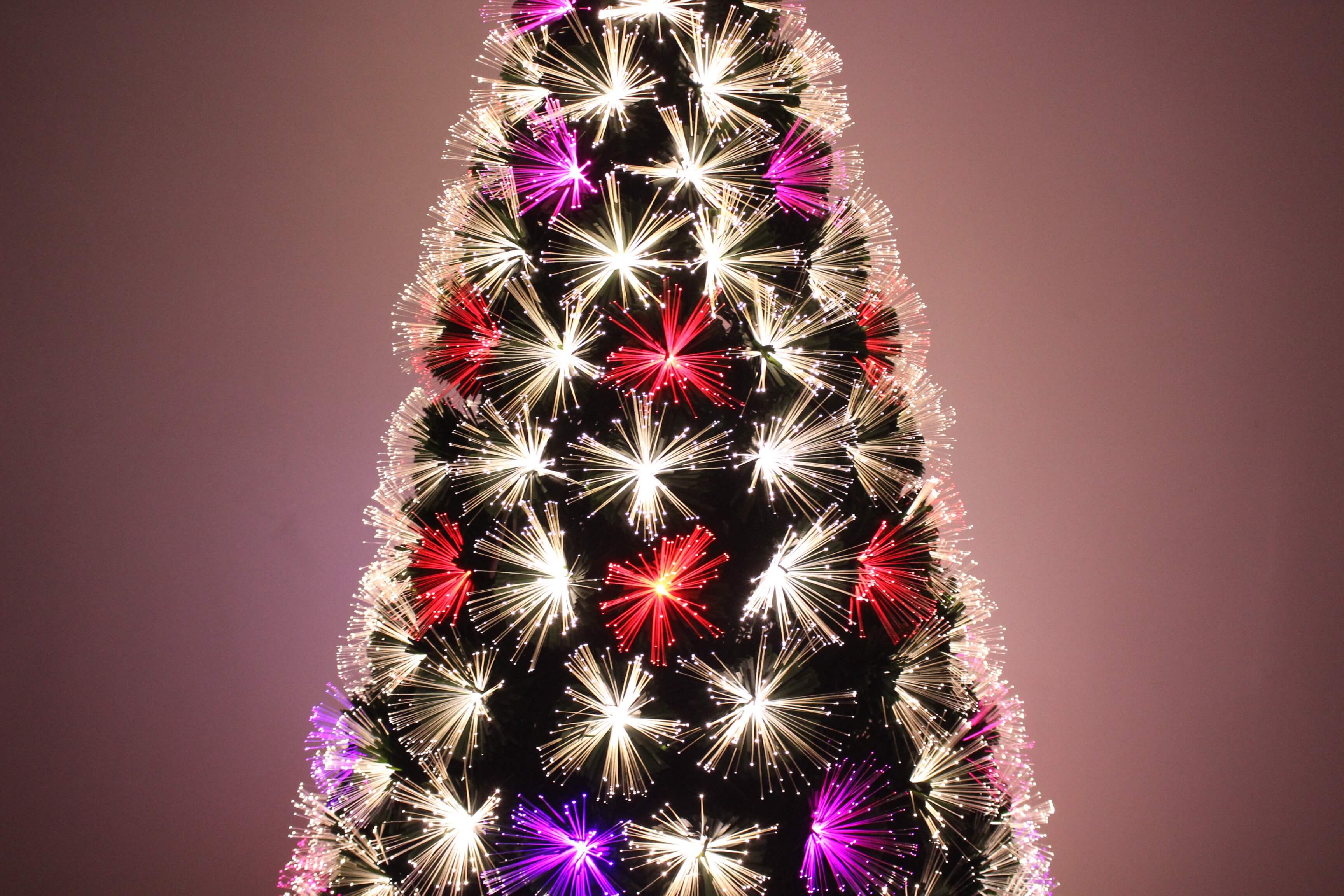 Firework LED Fiber Optic Christmas Tree