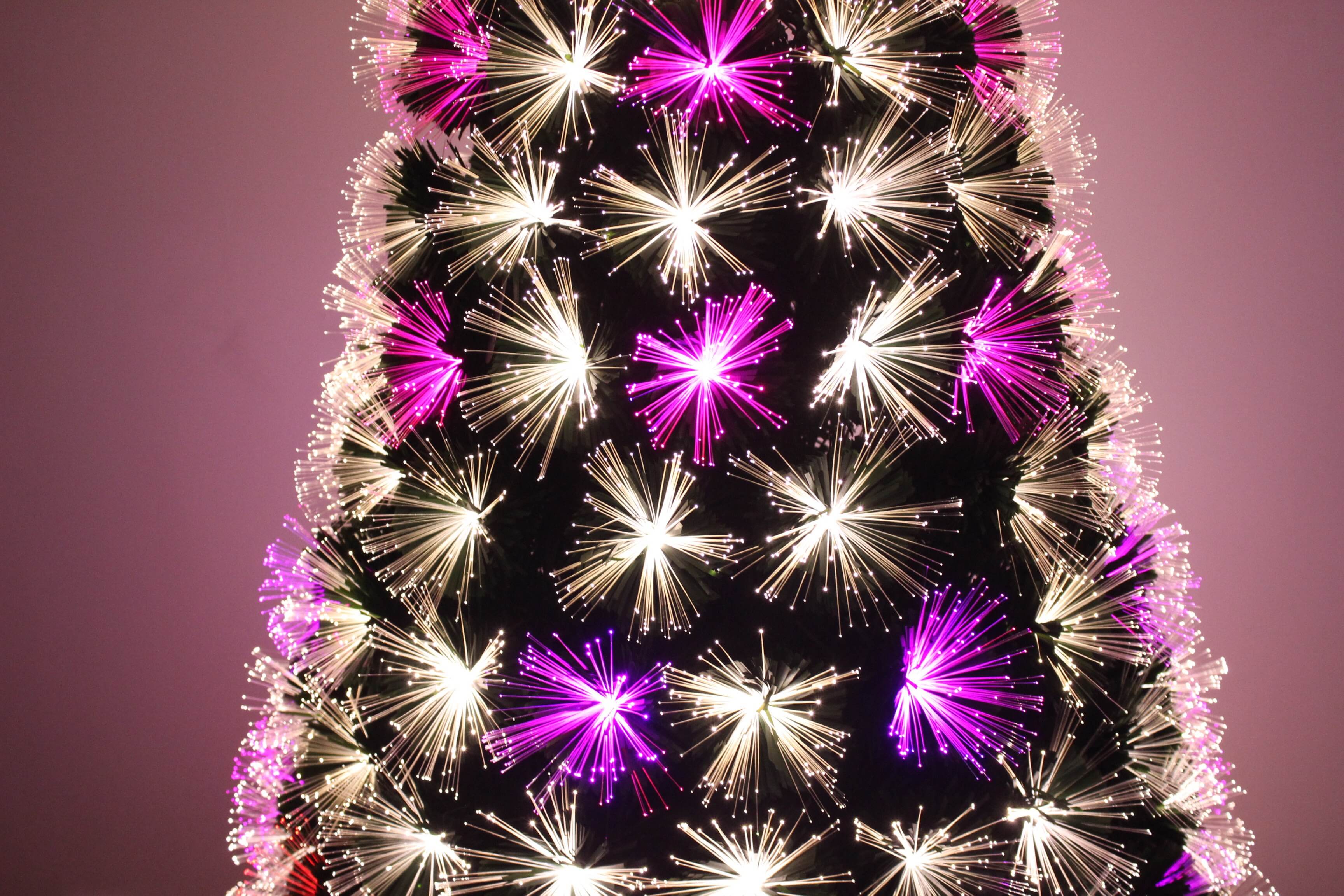 Firework LED Fiber Optic Christmas Tree